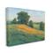 Stupell Industries Green Rolling Hills Blue Poppy Fields Landscapes Canvas Wall Art